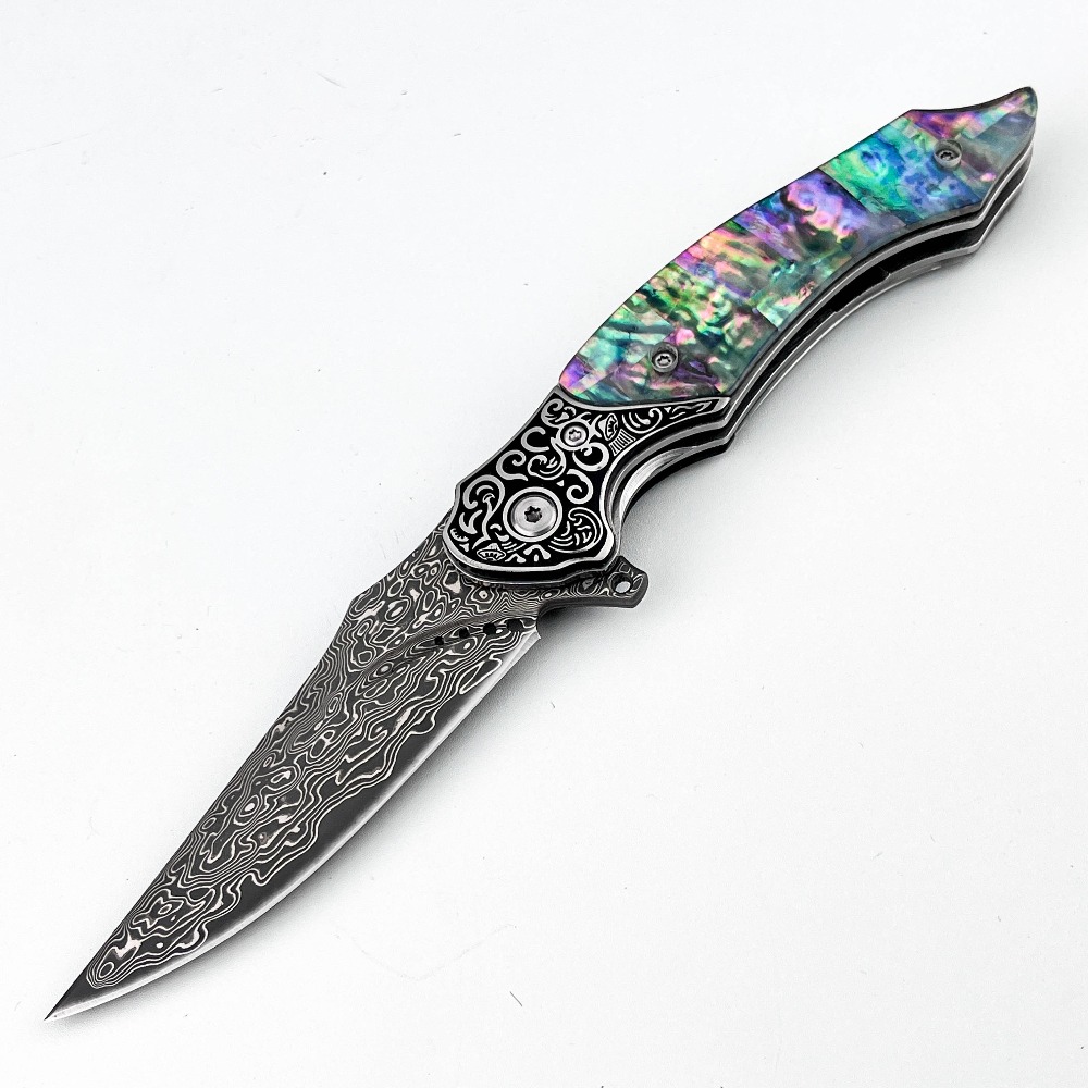Vintage Collectible Knife - سكين جيب جديد قابل للطي بنمط