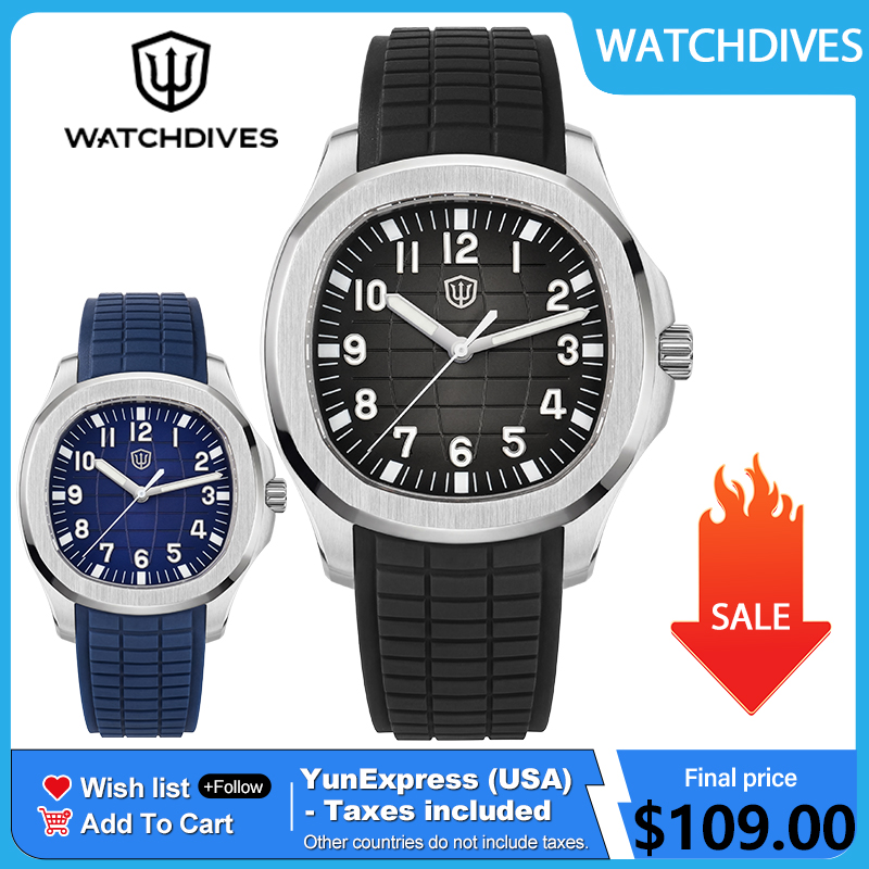 Vintage Collectible Watches - ساعة غوص للرجال من Watchdives WD008