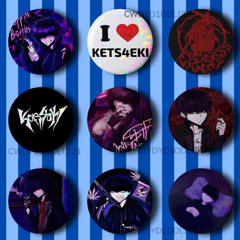 Collectible Vintage Brooches - بروش أنمي عتيق بتصميم ألبوم K-Kets4eki،
