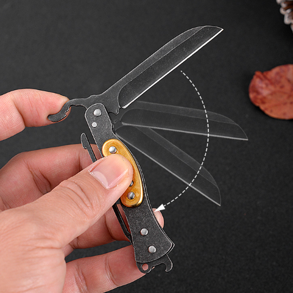أداة قطع قابلة للطي بتصميم عتي - مراجعة Vintage Collectible Knife وسعره