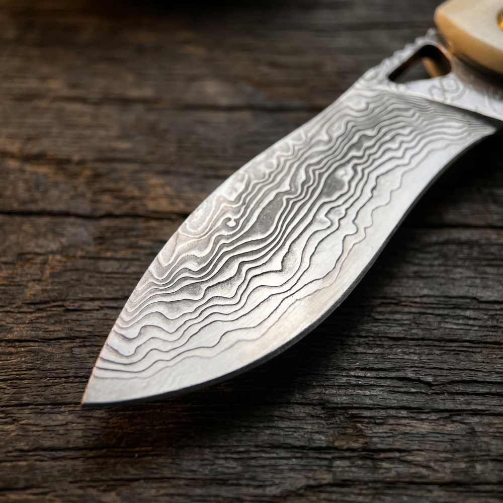سكين جيب قابل للطي صغير من الف - مراجعة Vintage Collectible Knife وسعره