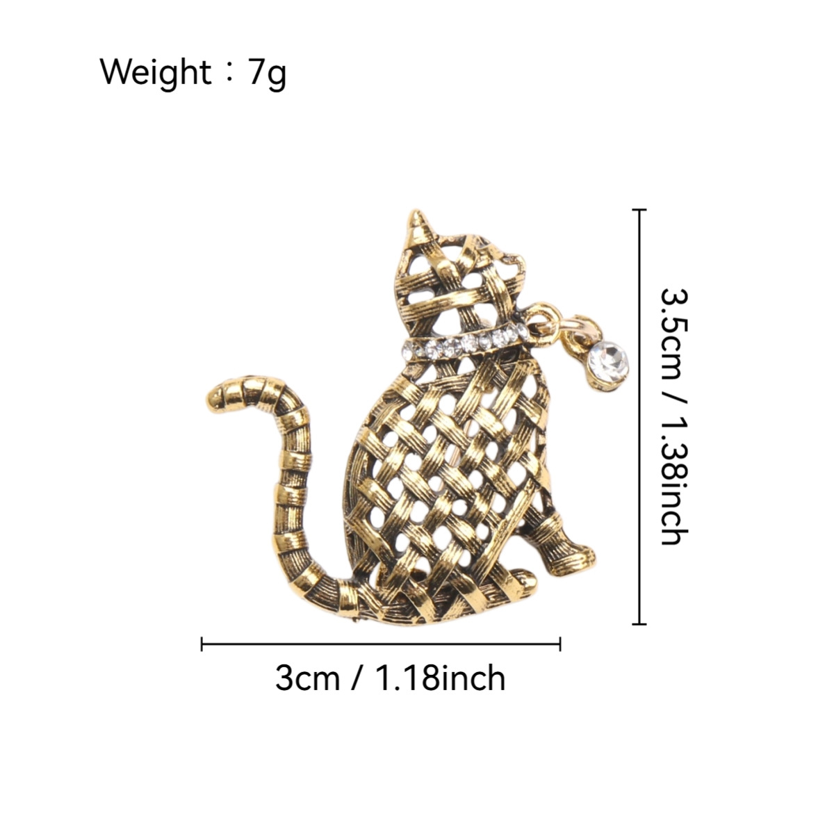 مجموعة دبابيس القطط المزخرفة ا - مراجعة Collectible Vintage Brooches وسعره