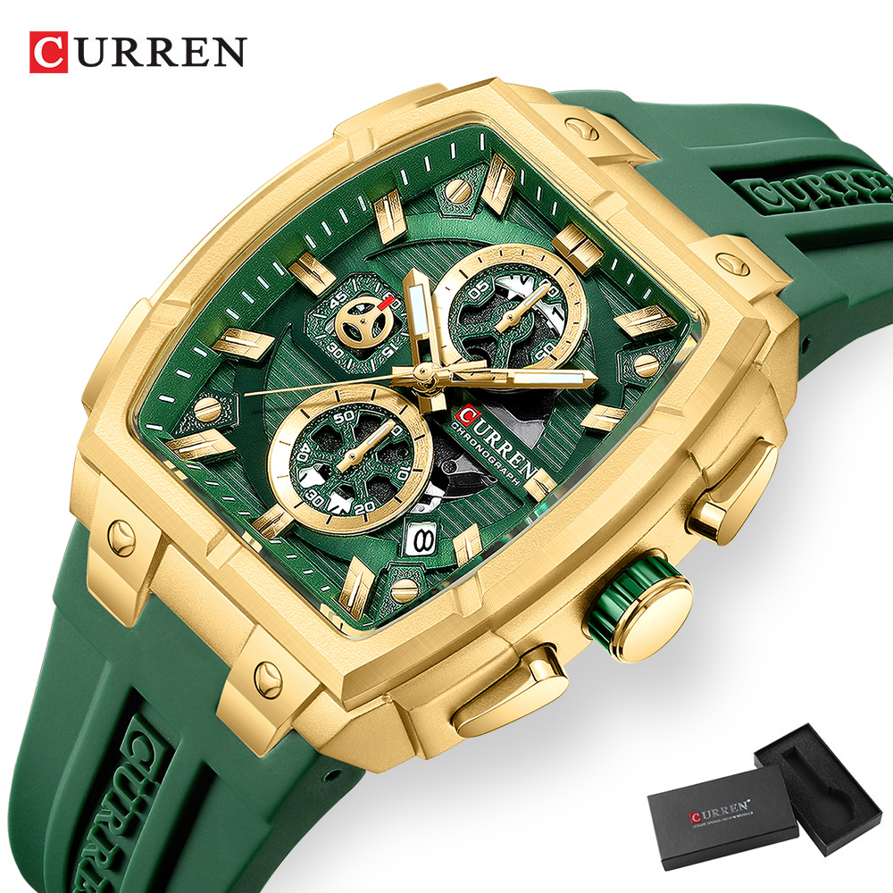 ساعة CURREN الفاخرة للرجال، سا - مراجعة Vintage Collectible Watches وسعره