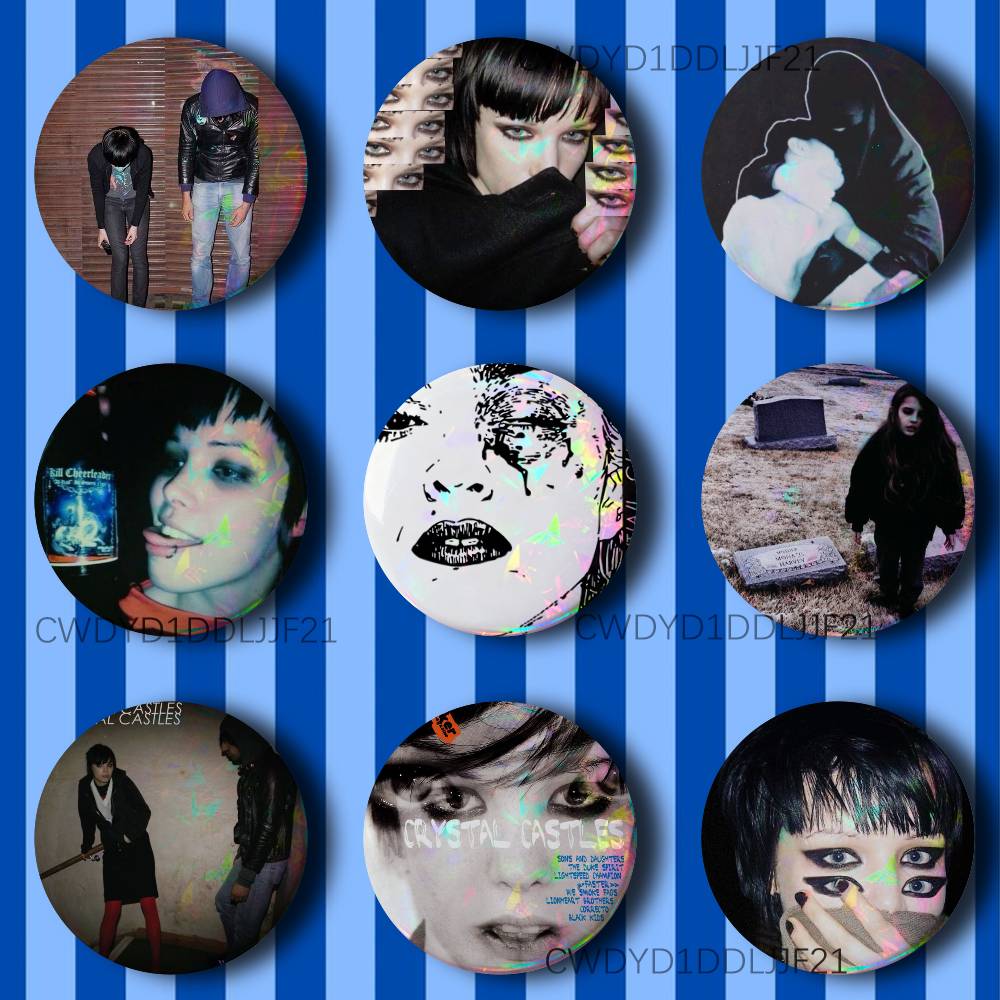 C-Crystal Castles Band Amnesty - مراجعة Collectible Vintage Brooches وسعره