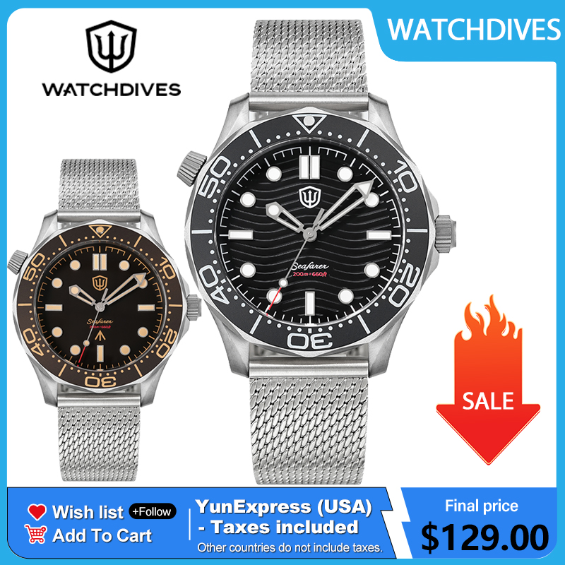 ساعة غوص من Watchdives بقطر 42 - مراجعة Vintage Collectible Watches وسعره