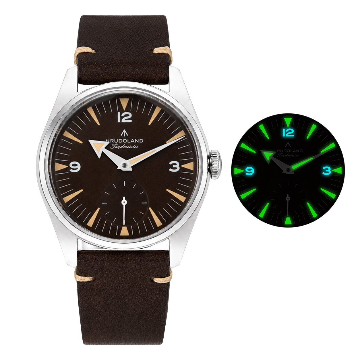 HRUODLAND ساعة يد رجال بتصميم  - مراجعة Vintage Collectible Watches وسعره